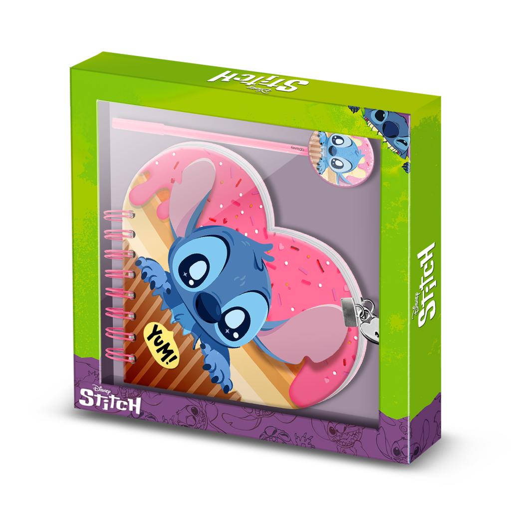 Précommande : STITCH - Muffin - Gift Box - Journal Secret + Stylo Bille