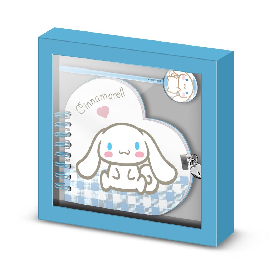 Précommande : HELLO KITTY - Cinnamoroll - Gift Box - Journal Secret + Stylo Bille