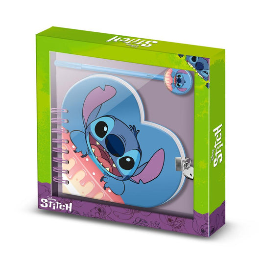 Précommande : STITCH - Cake - Gift Box - Journal Secret + Stylo Bille