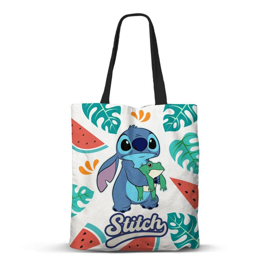 Précommande : STITCH & Grenouille - Totebag '40x30x1cm'