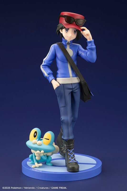 Précommande : POKEMON - Kalem & Grenousse - Statuette ARTFXJ 1/8 20cm