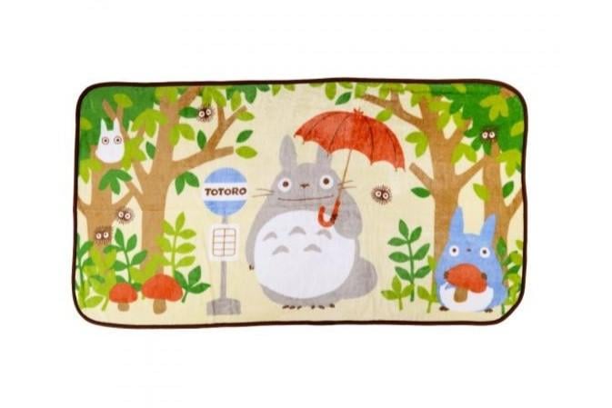 Précommande : MON VOISIN TOTORO - Totoro Arrêt de Bus - Couverture 80x150cm