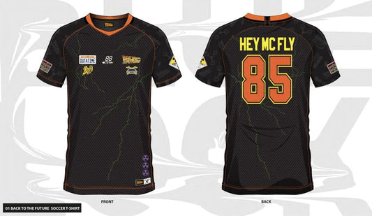 Précommande : RETOUR VERS LE FUTUR - Hey McFly 85 - Maillot de Foot Homme (L)