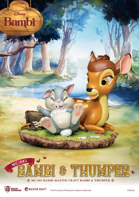 Précommande : BAMBI - Bambi & Panpan - Statuette Master Craft 26.5cm