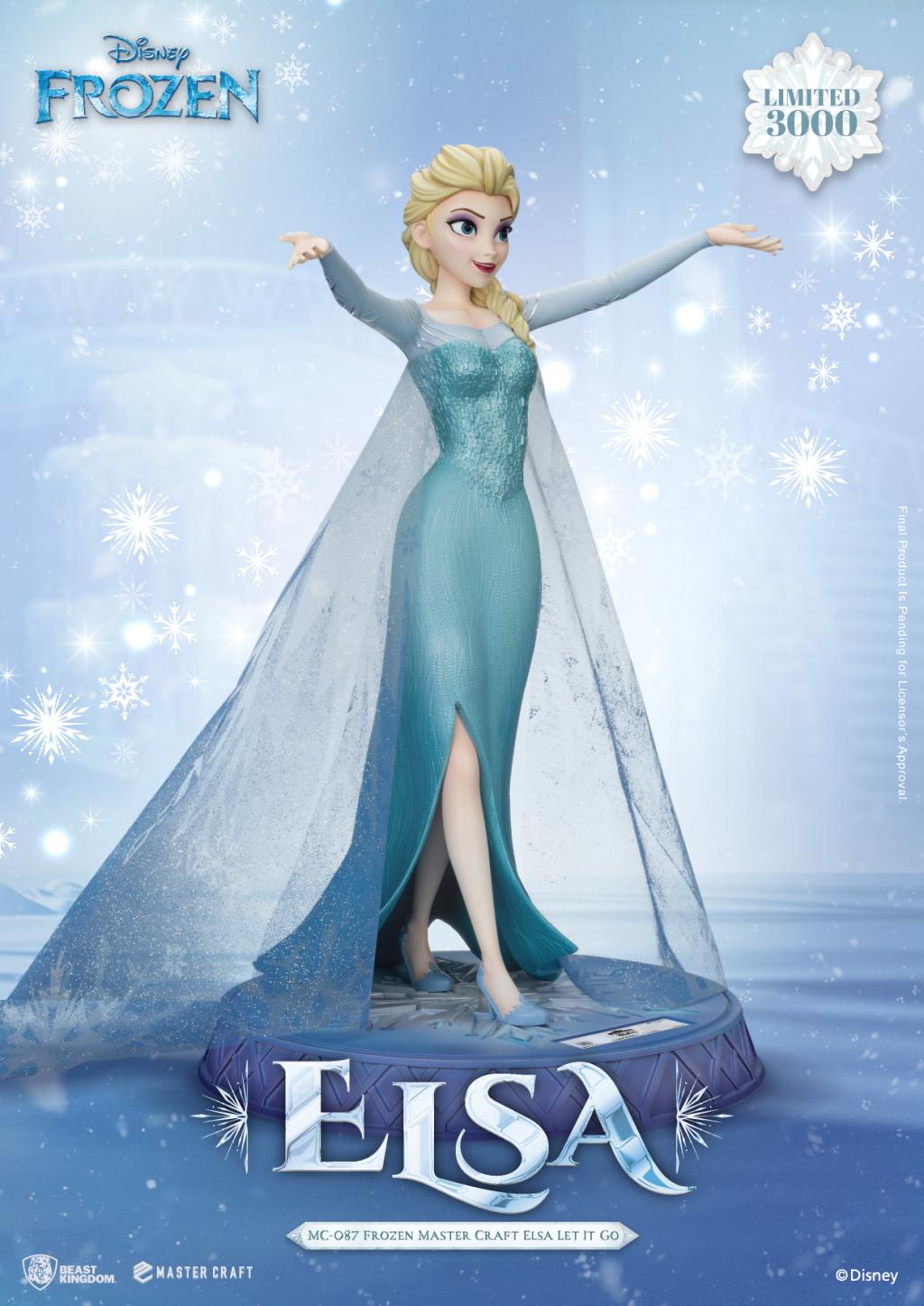 Précommande : LA REINE DES NEIGES - Elsa "Let It Go" - Statuette Master Craft 40cm