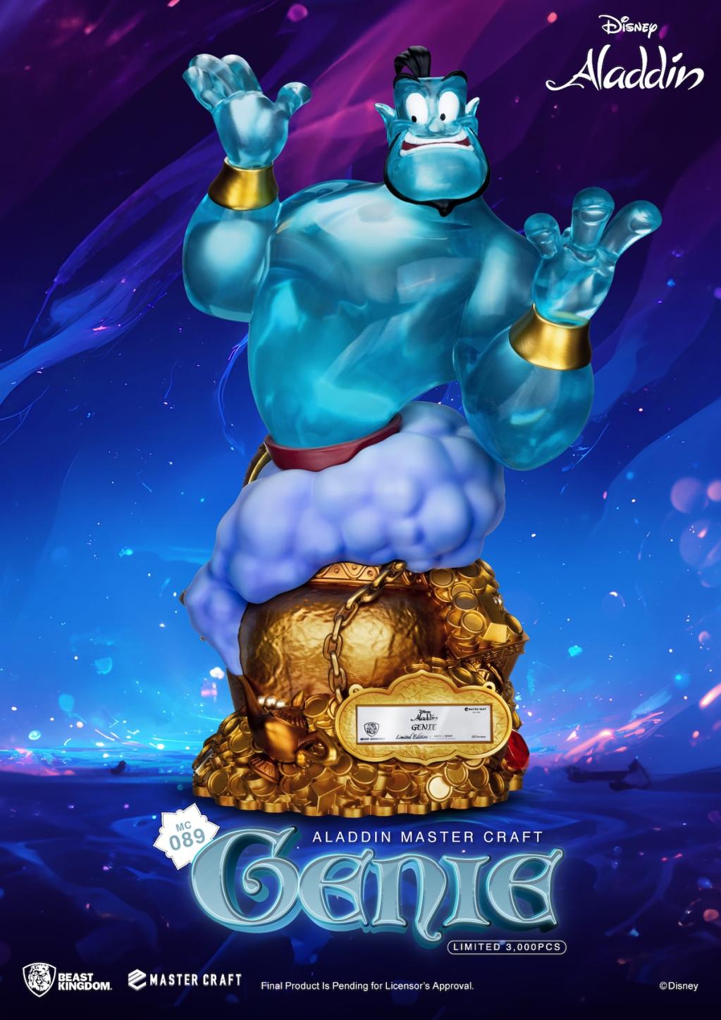 Précommande : DISNEY ALADDIN - Genie - Statuette Master Craft 42cm