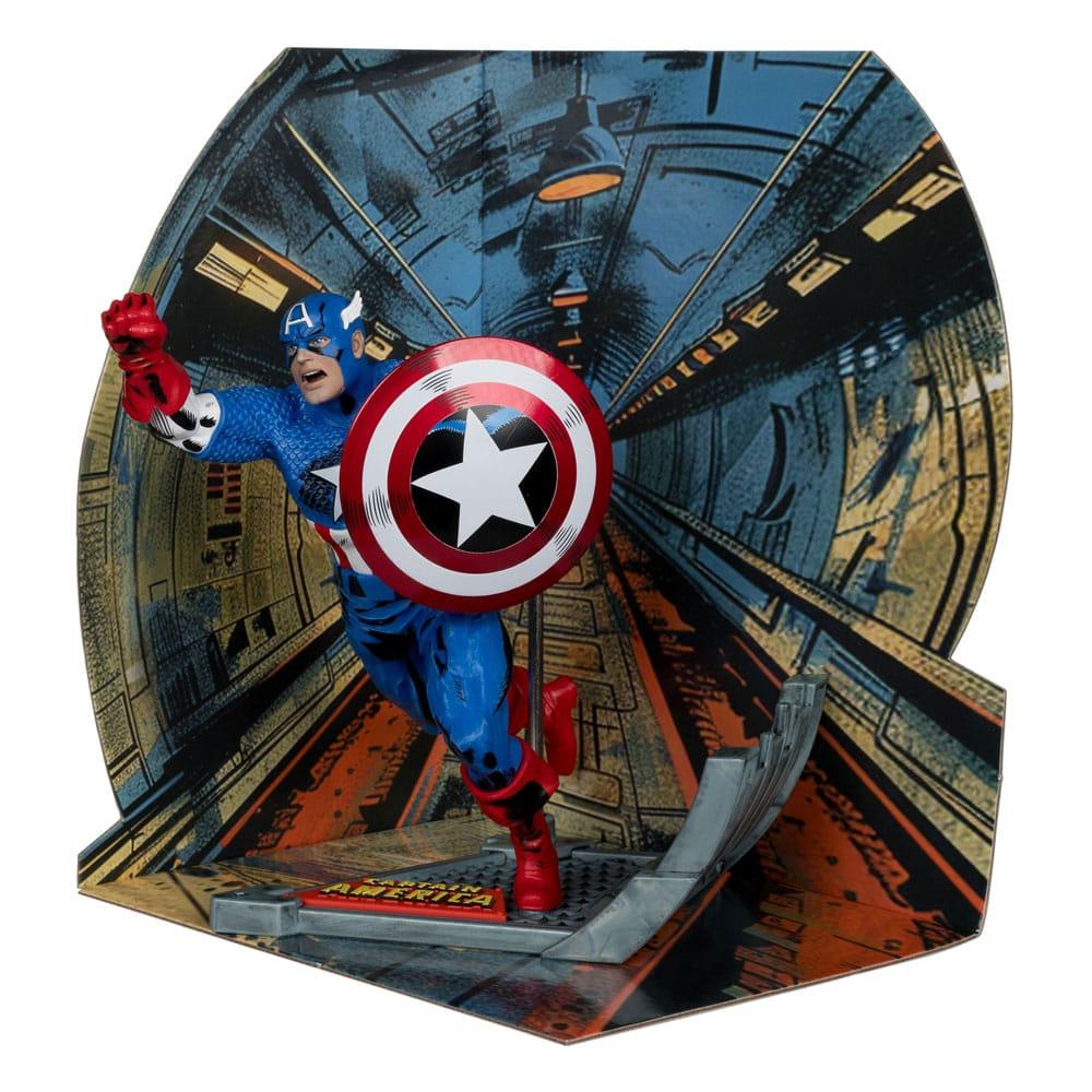 Précommande : MARVEL - Captain America (Captain America #100) - Statuette 12cm