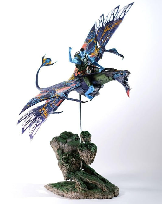 Précommande : AVATAR LA VOIE DE L'EAU - Recom Quaritch & RDA Banshee - Figurine 18cm