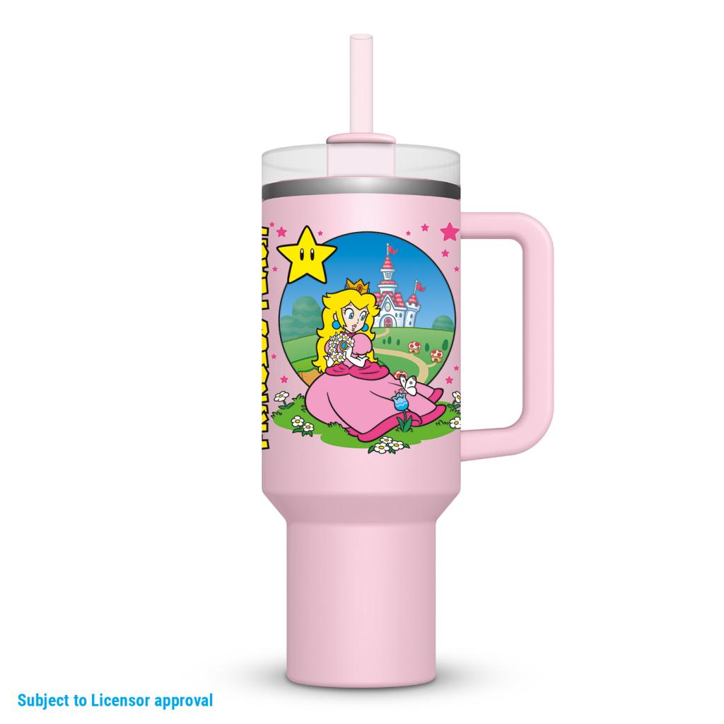 Précommande : SUPER MARIO - Peach - Tasse Inoxydable en métal 1.2l