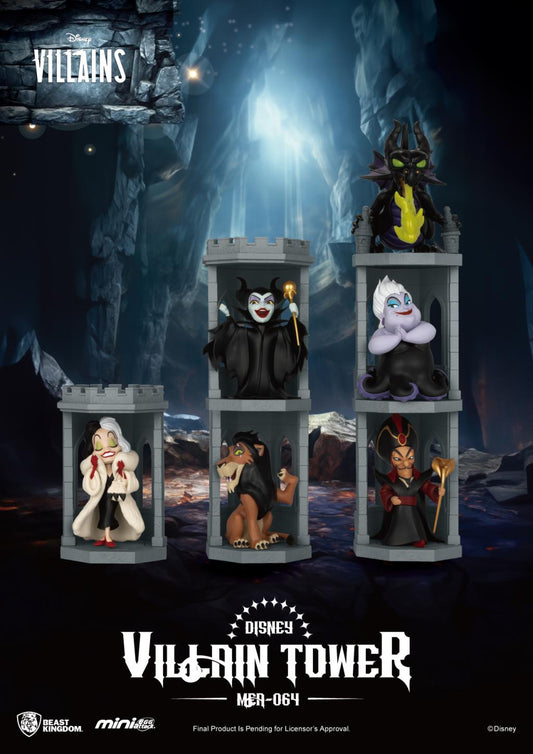 Précommande : DISNEY VILLAINS - Tower Series - Set 6 Figurine Blind Box 11.5cm
