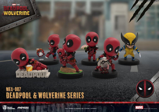 Précommande : DEADPOOL & WOLVERINE - Set 6 Figurine Mini Egg Attack 10cm