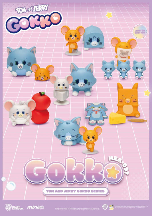 Précommande : TOM & JERRY - Gokko series - Set 6 Figurine Blind Box 5cm