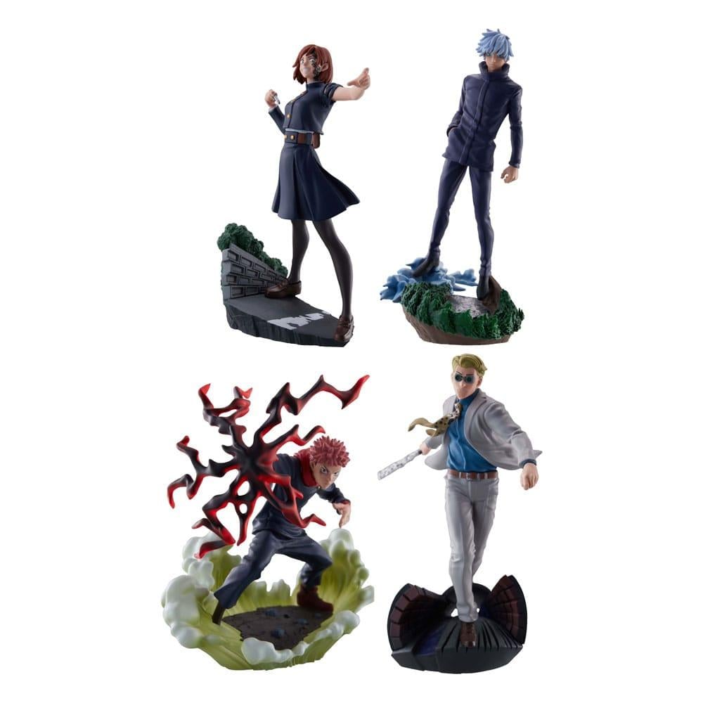 Précommande : JUJUTSU KAISEN - Set 4 Statuettes Petitrama 9cm