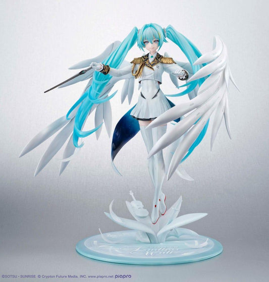 Précommande : GUNDAM X HATSUNE MIKU - Lucra Miku x Wing Gundam Zero - Statuette 27cm