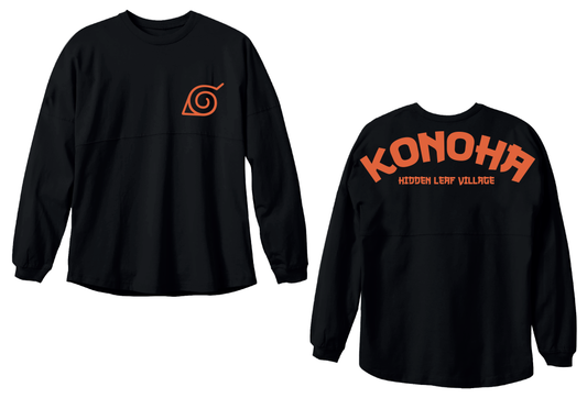 Précommande : NARUTO - Konoha - T-Shirt Puff Jersey Oversize (XS)