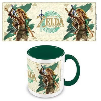 Précommande : ZELDA TEARS OF THE KINGDOM -Link Unleashed -Mug intérieur coloré 315ml