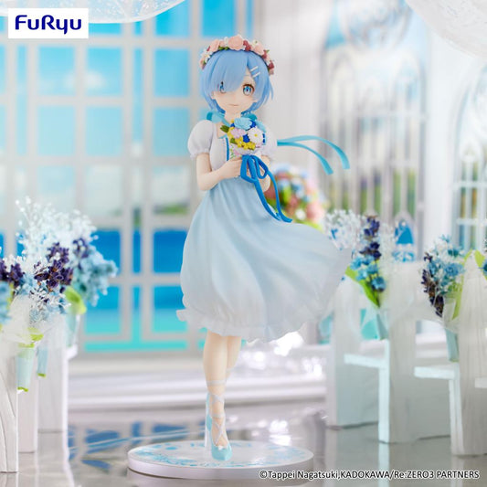 Précommande : RE ZERO - Rem "Bridesmaid" - Statuette Trio-Try-It 21cm
