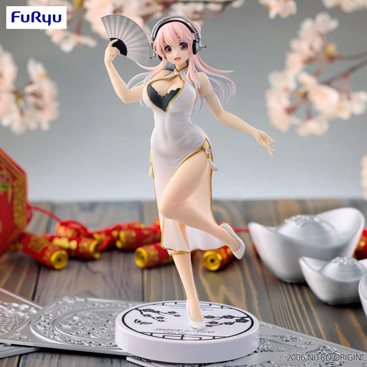 Précommande : SUPER SONICO - White china dress - Statuette Trio-Try-It 21cm