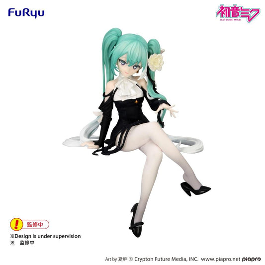 Précommande : HATSUNE MIKU - Flower Fairy White Rose - Statuette Noodle Stopper 14cm