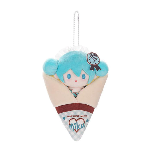 Précommande : HATSUNE MIKU - Crêpe Mascot A - Porte-clés Pouch 15x17cm