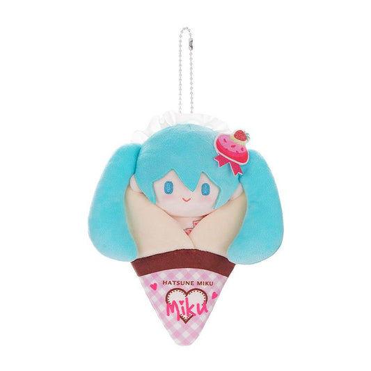 Précommande : HATSUNE MIKU - Crêpe Mascot B - Porte-clés Pouch 15x17cm