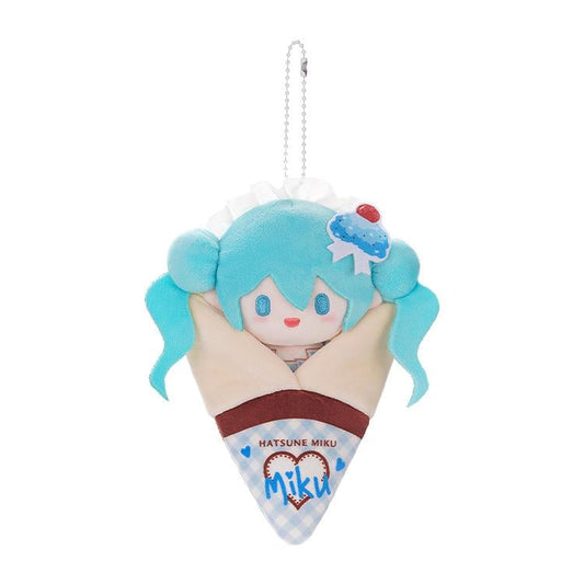 Précommande : HATSUNE MIKU - Crêpe Mascot C - Porte-clés Pouch 15x17cm