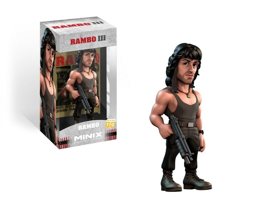 Précommande : RAMBO 3 - Rambo en T-Shirt - Figurine Minix # 12cm