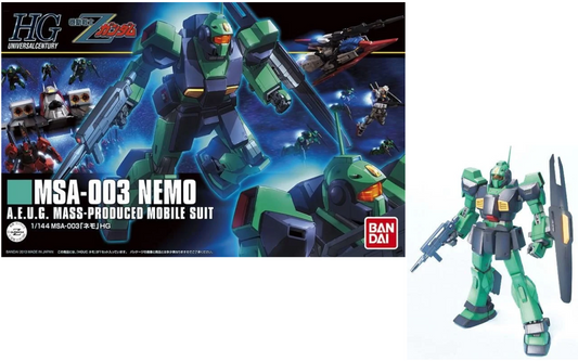 Précommande : GUNDAM - MG 1/144 MSA-003 Nemo - Model Kit