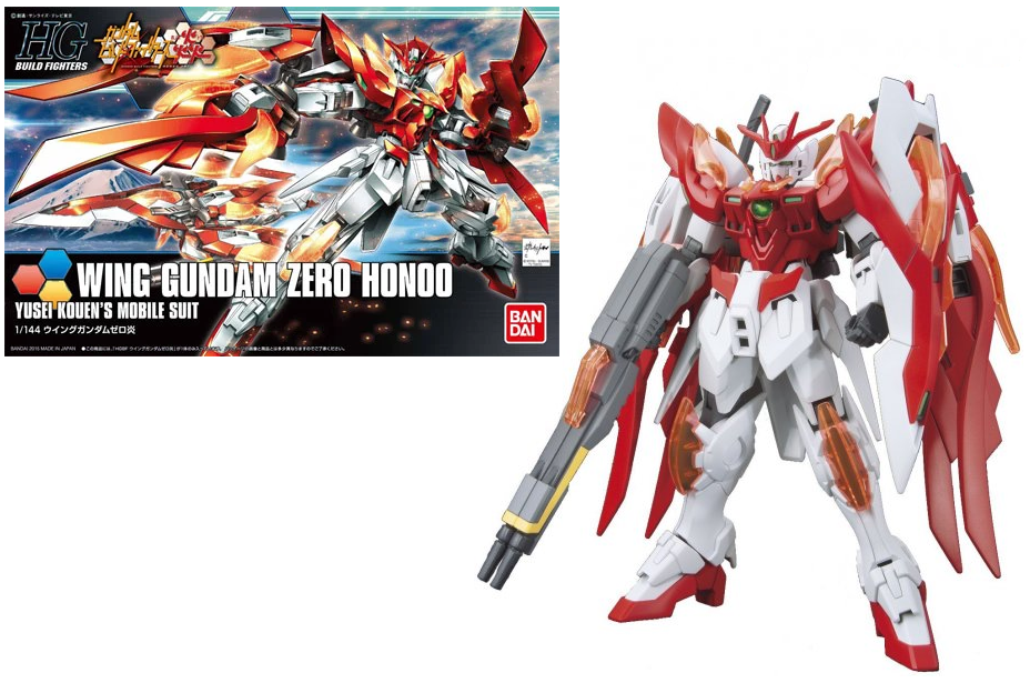 Précommande : GUNDAM - HGBF Wing Gundam Zero Honoo 1/144 - Model Kit