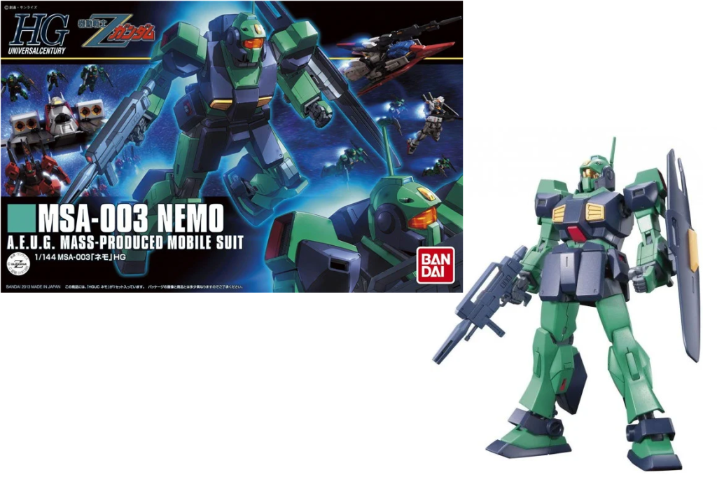 Précommande : GUNDAM - HGUC 1/144 MSA-003 Nemo - Model Kit