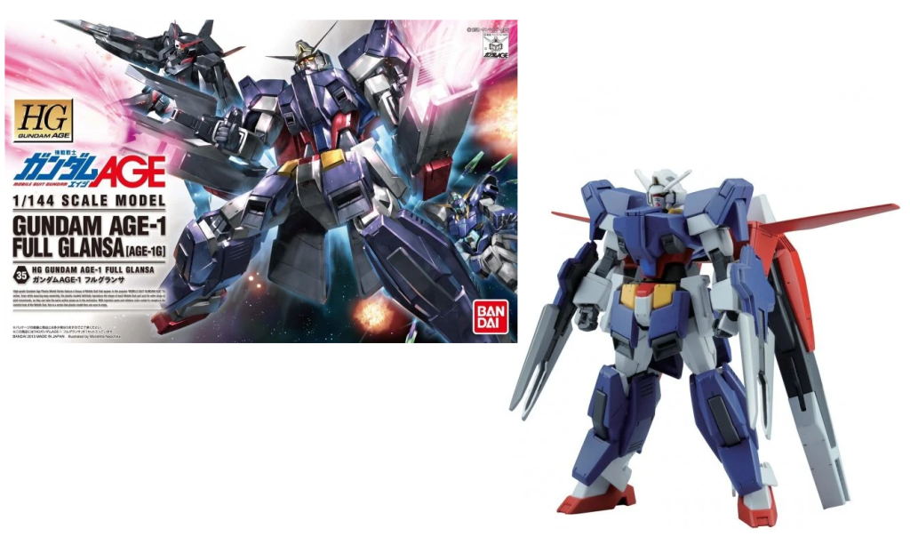 Précommande : GUNDAM - HG 1/144 Gundam Age Gundam Age-1 Full Glansa - Model Kit