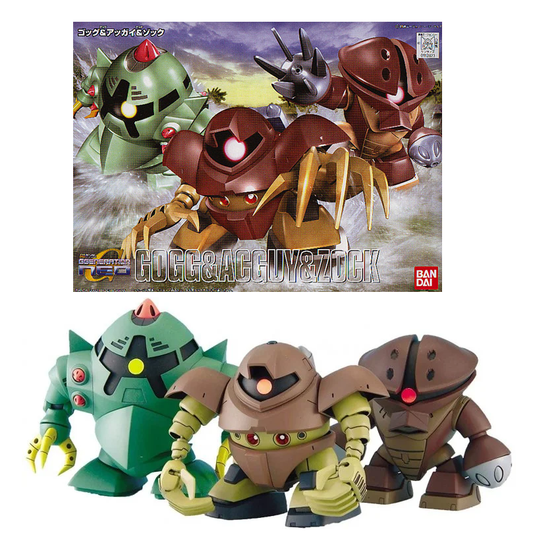 Précommande : GUNDAM -  BB238 GOGG & Agguy & Zock - Model Kit