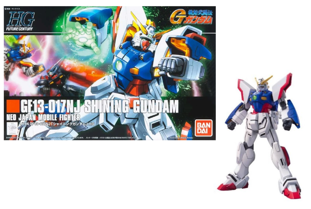 Précommande : GUNDAM - 1/144 HGUC Shinning Gundam - Model Kit 13cm