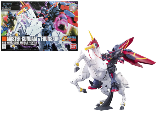 Précommande : GUNDAM - 1/144 HGFC Master Gundam & Fuunsaiki - Model Kit 13cm