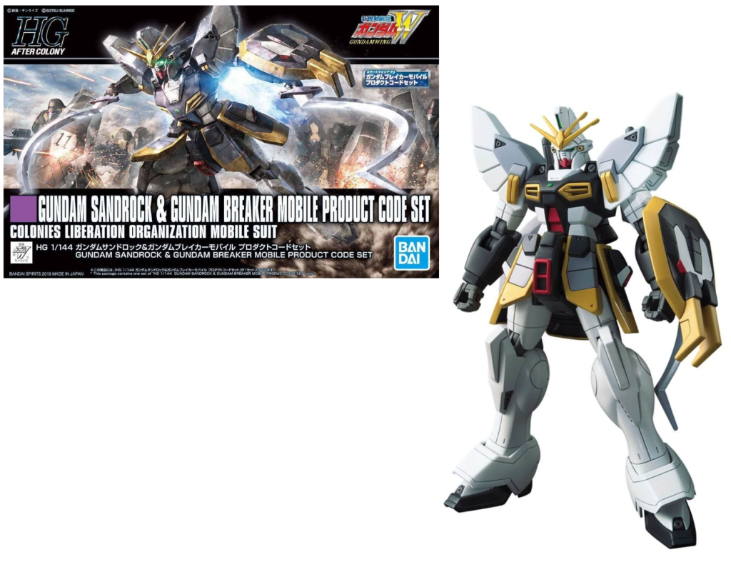 Précommande : GUNDAM - HG 1/144 XXXG-01SR Gundam Sandrock & Breaker MPCS - Model Kit