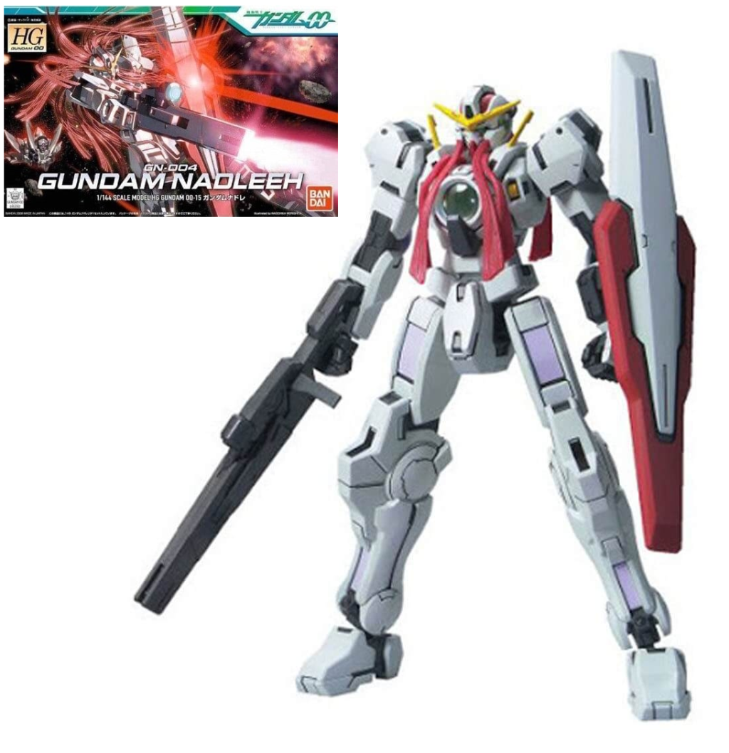 Précommande : GUNDAM - HG 1/64 Gundam 00 GN-004 Gundam Nadleeh - Model Kit