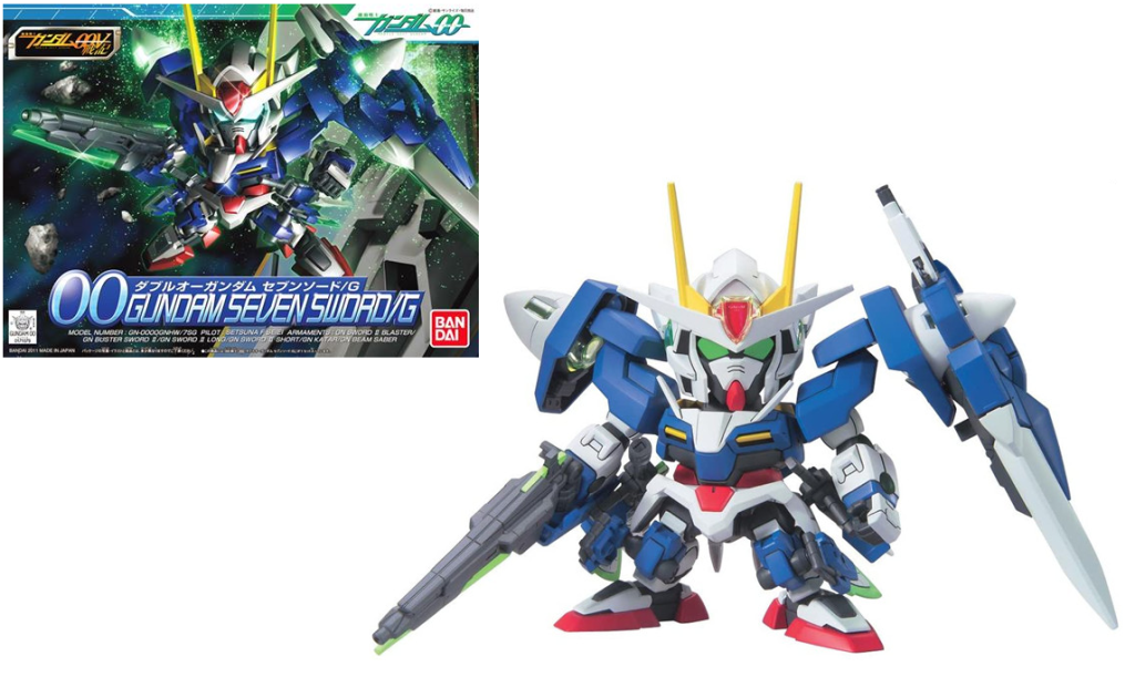 Précommande : GUNDAM - BB368 OO Gundam Seven Sword/G - Model Kit