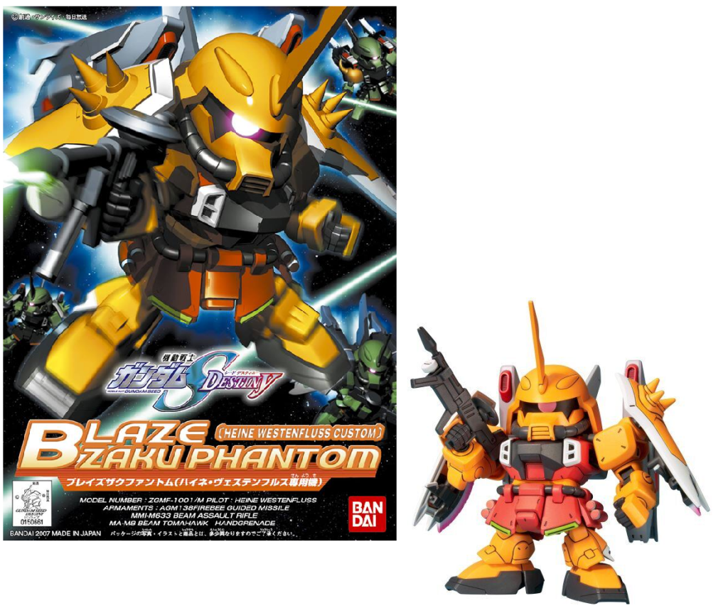 Précommande : GUNDAM - BB298 Blaze Zaku Phantom Heine - Model Kit