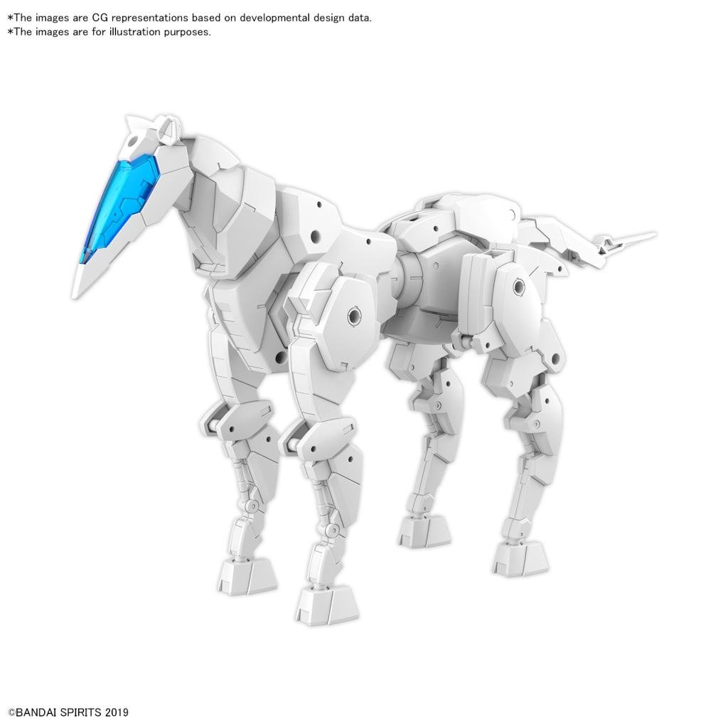 Précommande : 30MM - 1/144 Extended Armament Vehicule (Horse Mecha) White -Model Kit