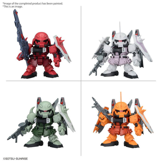 Précommande : GUNDAM - BB Senshi ZGMF Zaku Series Set - Model Kit