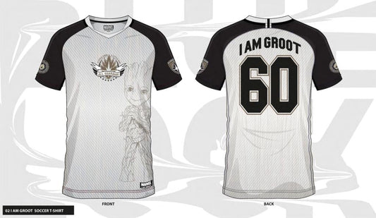 Précommande : MARVEL - I Am Groot 60 - Maillot de Foot Homme (S)