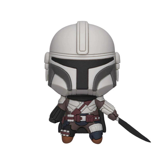 Précommande : MANDALORIAN -Mando avec Darksaber -Aimant à collectionner en mousse 3D