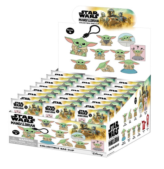 Précommande : MANDALORIAN - Best of Grogu - 3D Foam Bag Clip (Display 24 Pcs)