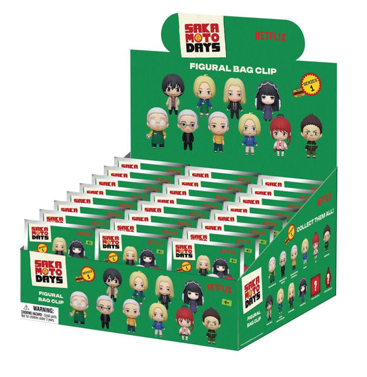 Précommande : SAKAMOTO DAYS - Series 1 - 3D Foam Bag Clip (Display 24 Pcs)