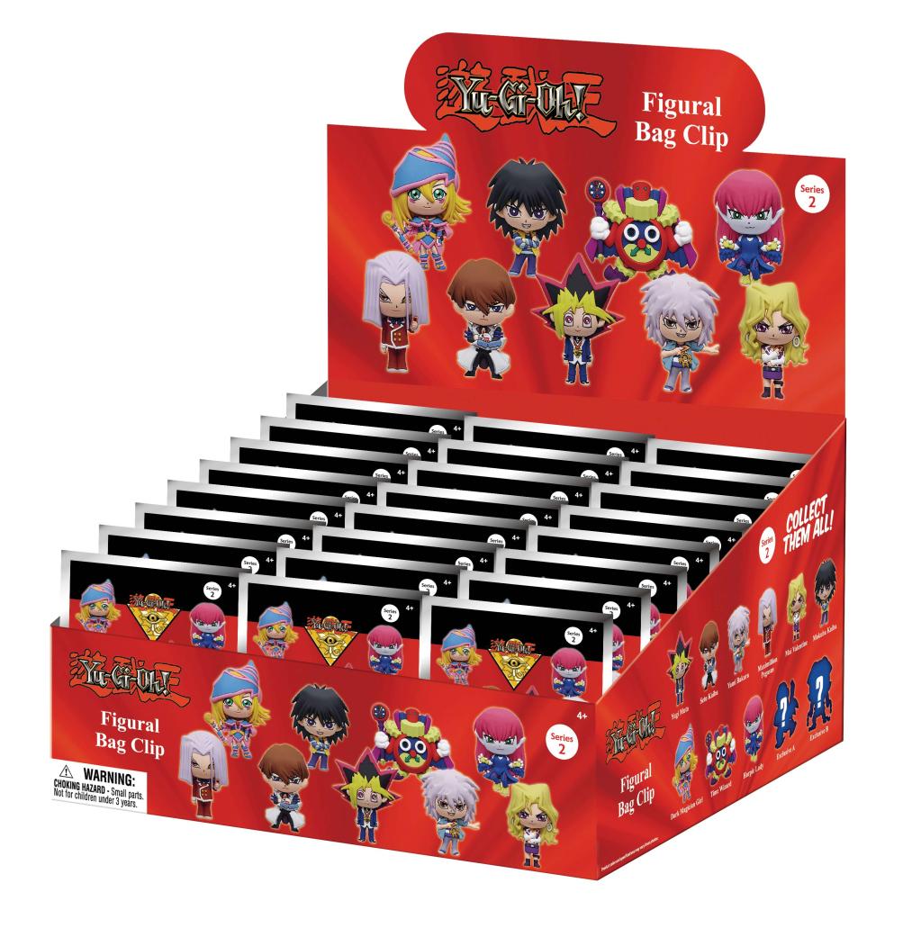 Précommande : YU-GI-OH - Series 2 - 3D Foam Bag Clip (Display 24 Pcs)