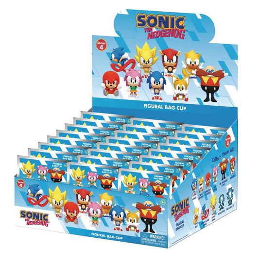 Précommande : SONIC - Series 4 - 3D Foam Bag Clip (Display 24 Pcs)