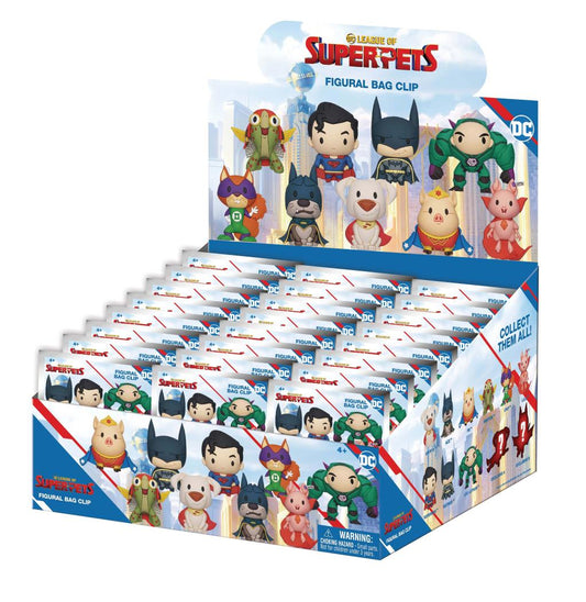 Précommande : DC SUPER PETS - Series 1 - 3D Foam Bag Clip (Display 24 Pcs)