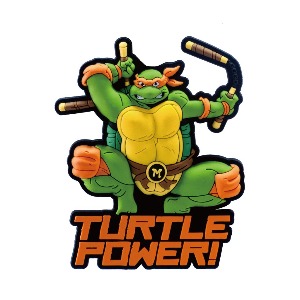 Précommande : LES TORTUES NINJAS - Micheangelo - Soft Touch Magnet