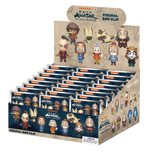 Précommande : AVATAR LAST AIRBENDER - Series 1 - 3D Foam Bag Clip (Display 24 Pcs)