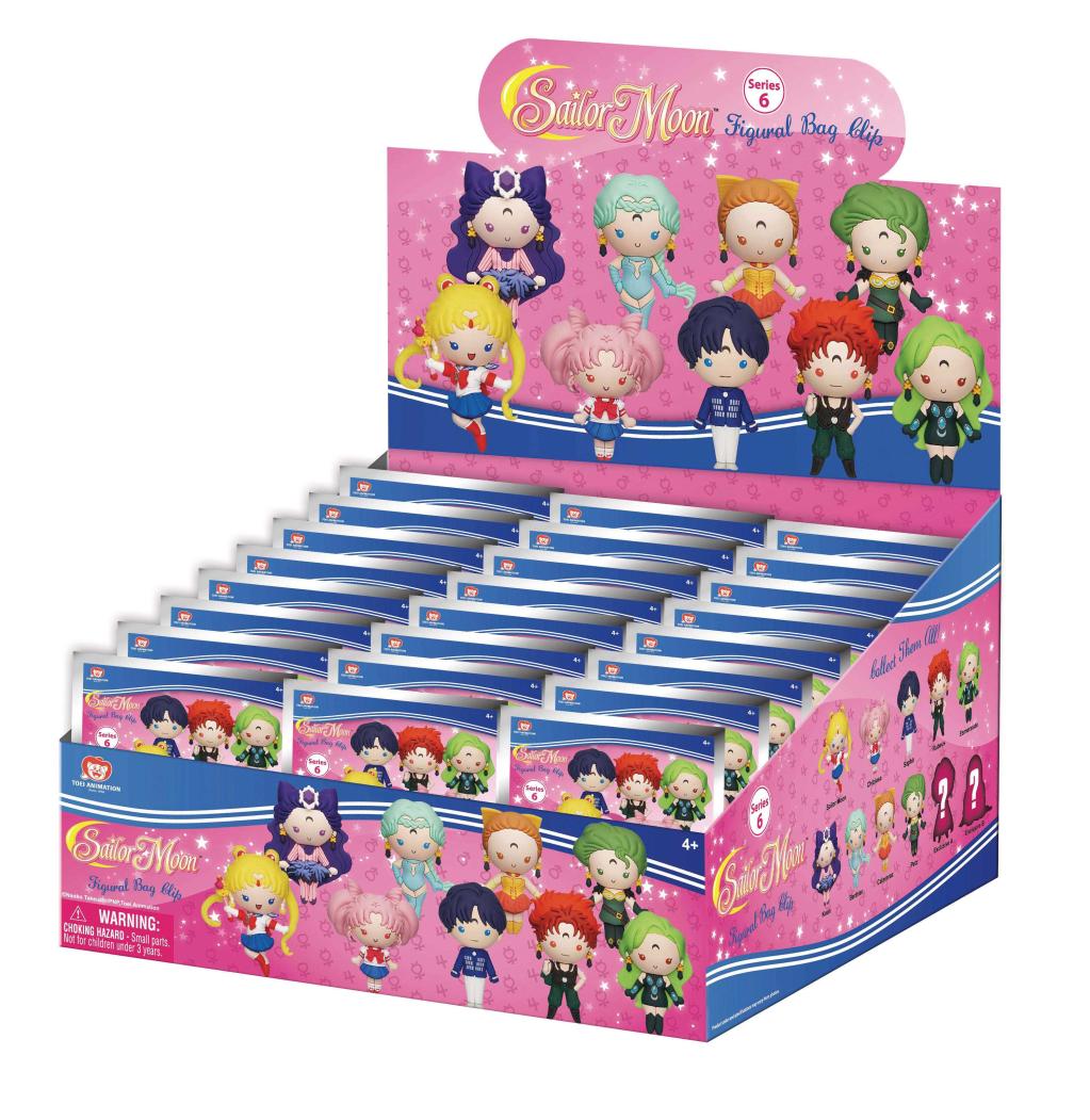 Précommande : SAILOR MOON - Series 6 - 3D Foam Bag Clip (Display 24 Pcs)
